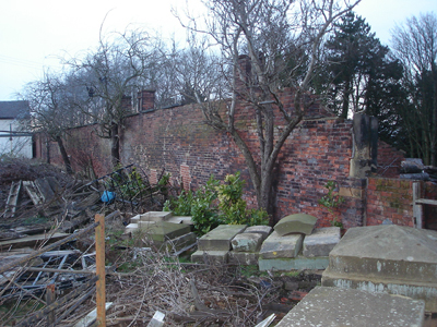 The Kitchen Garden in urgent need of restoration...